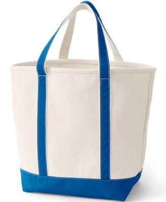 Large 5 Pocket Open Top Canvas Tote Bag