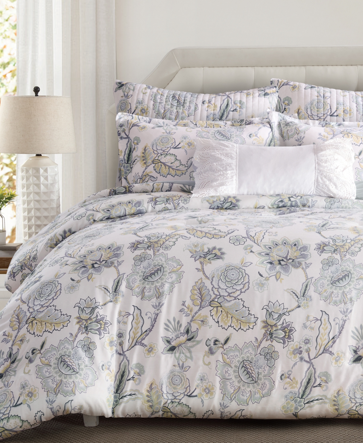 Levtex Ophelia Reversible 2-pc. Duvet Cover Set, Twin/twin Xl In White