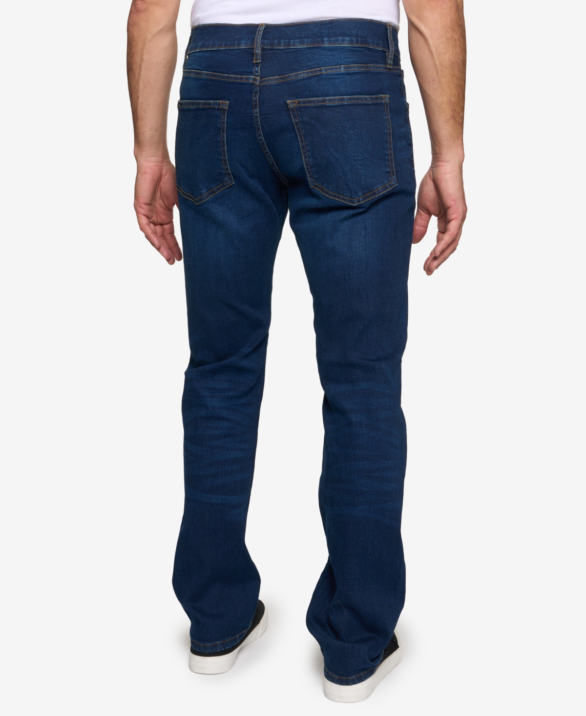 Lazer Men's Straight-fit Jeans In Blue