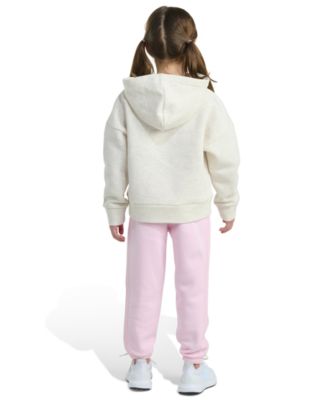 Toddler and Little Girls 2-Piece Pull-On Hoodie and Pant Set
