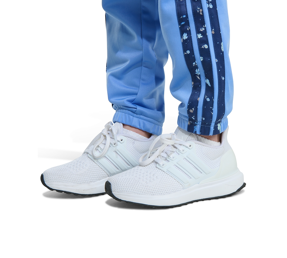 Adidas Originals Toddler And Little Girls 2-piece Long Sleeve 3-stripe Tricot Set In Blue
