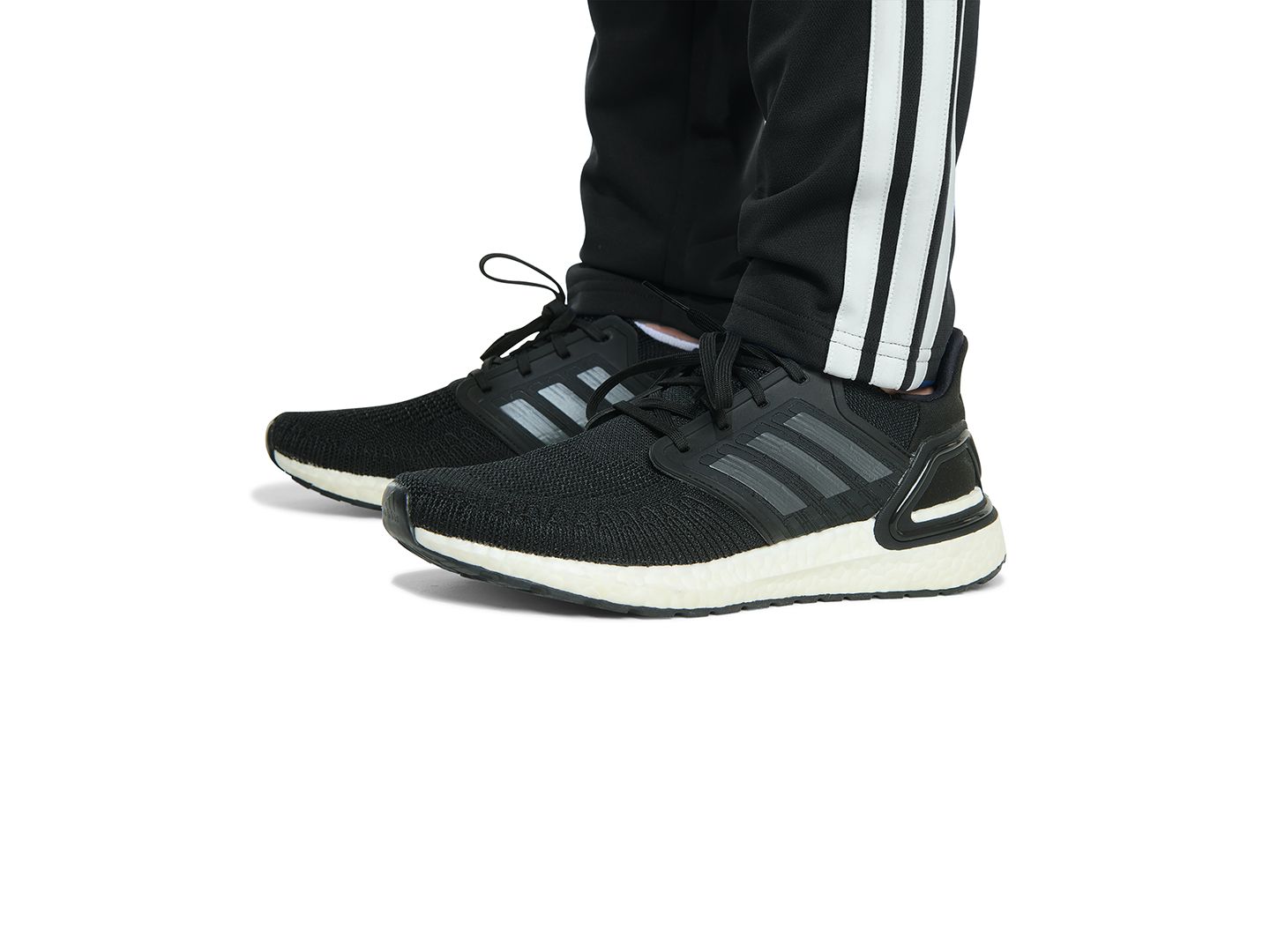 Детские спортивные брюки adidas со сборкой на поясе, цвет: Чёрный — фото 4