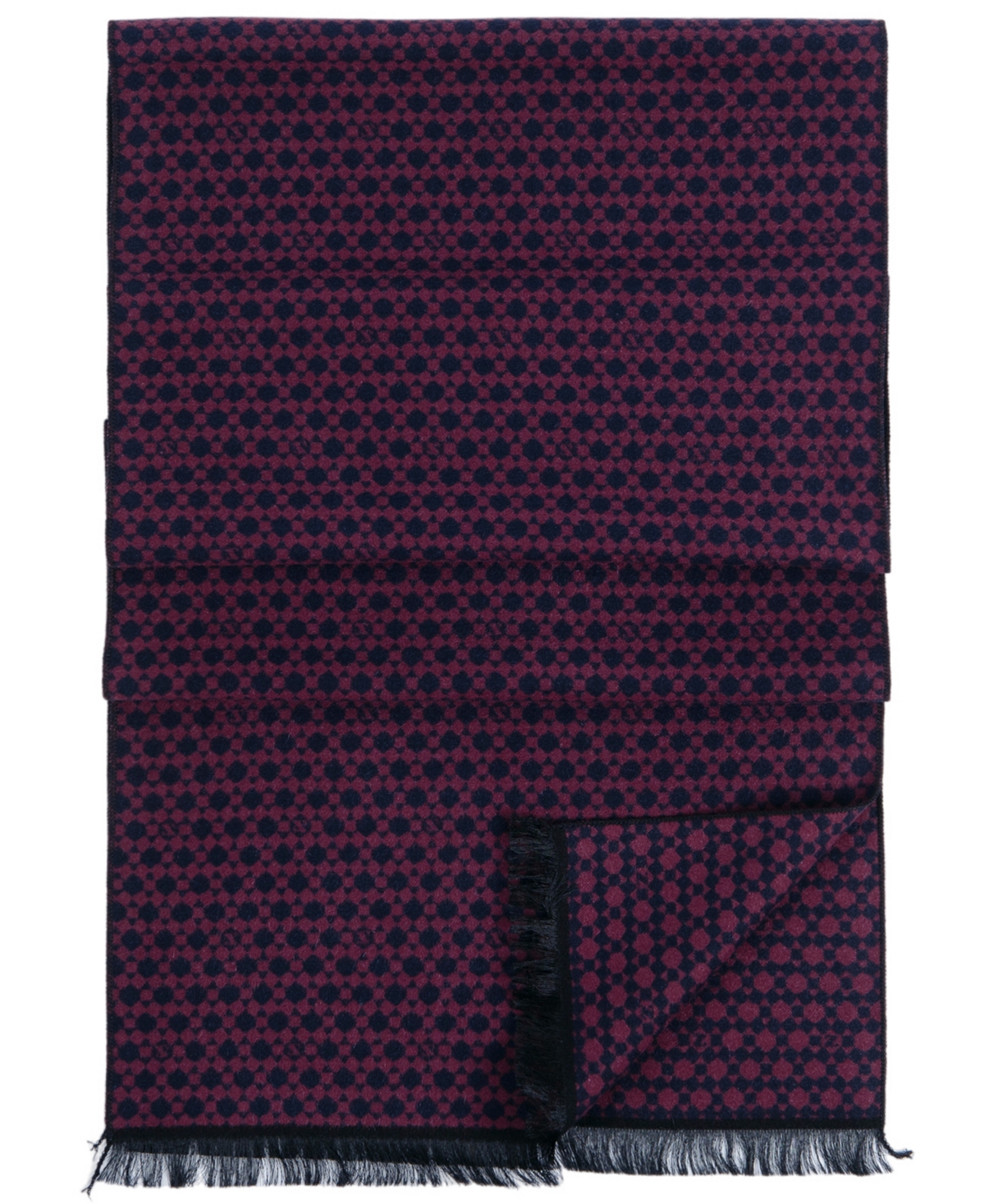 Ted Baker Men's Hexagon Pattern Scarf In Brown