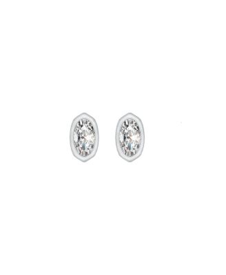 Interesting Designs Baguette Stud Earrings