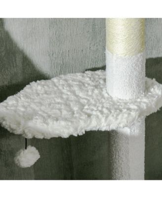 8.4' Floor to Ceiling Cat Tree, Adjustable Height,