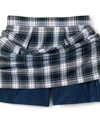 Women's Plaid Skort Top of Knee