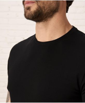 Men's Organic Cotton Luxe Stretch Jersey Slim Crew Neck Tee