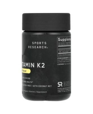 Vitamin K2 Plant-Based 100 mcg - 60 Veggie Softgels