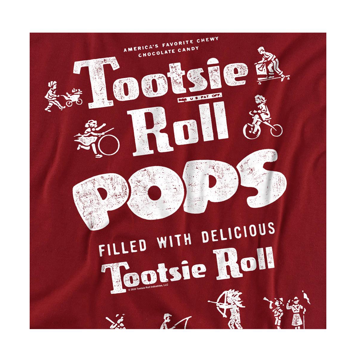 Logovision Men's Tootsie Roll Wrapper Icons T-Shirt