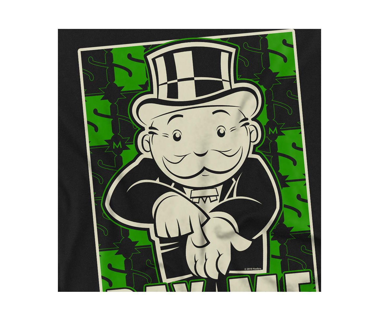 Мужская футболка MONOPOLY Pay Me, цвет: Чёрный — фото 3
