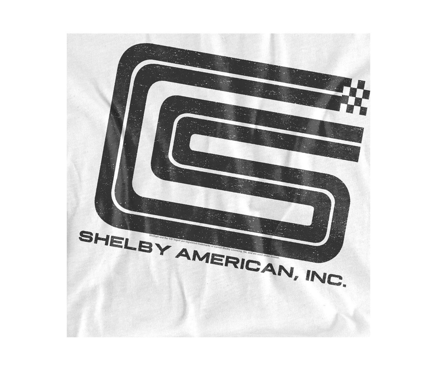 Мужская футболка Shelby Cobra Carroll Shelby Vintage Crew Shirt T-Shirt, цвет: Белый — фото 2