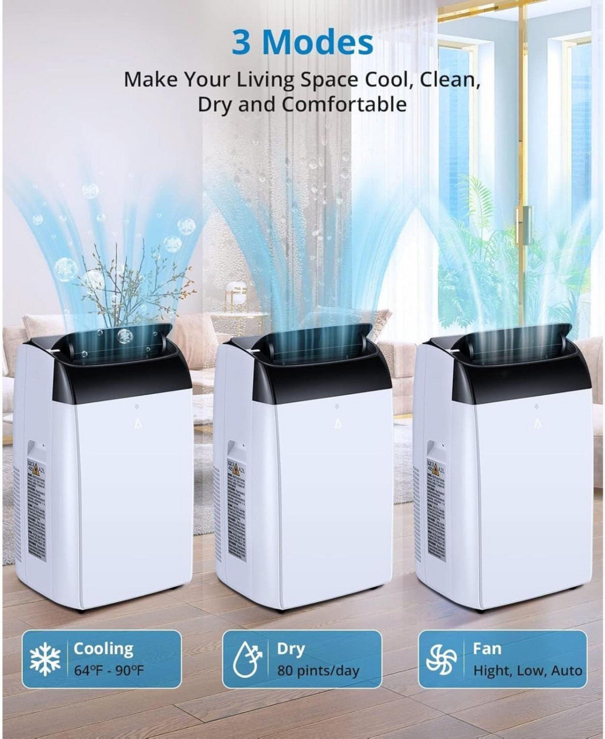 Gaomon 14,000 Btu Portable Ac