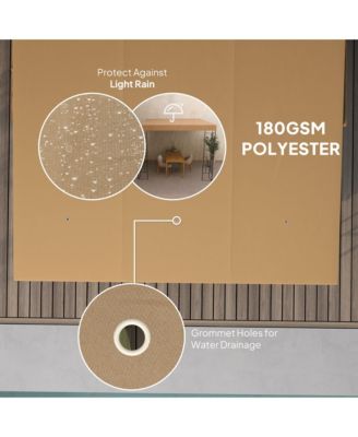 10' x 10' Outdoor Pergola Canopy, Metal Patio Canopy,