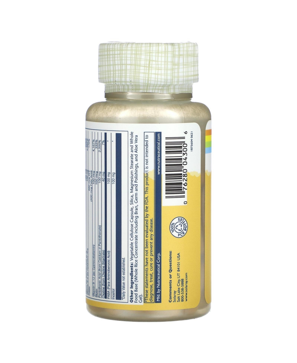 Solaray Vitamin B-Complex 100