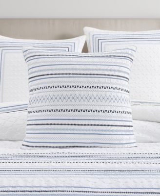 Bayside Embroidered Decorative Pillow, 20" x 20"