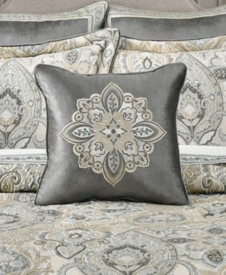 Annabelle Embellished Decorative Pillow, 18" x 18"