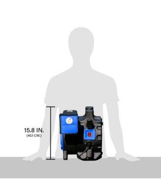 2 HP Blue Inflatable Blower - 14G, Stackable Design, 25ft Cord for Quick Setup