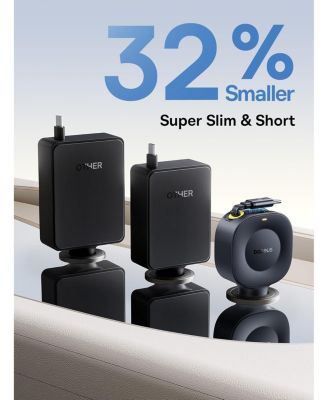 Retractable Car Charger USB C Fast Charging, 60W Ultra-Mini Fast Car Charger with Retractable USB C Cable