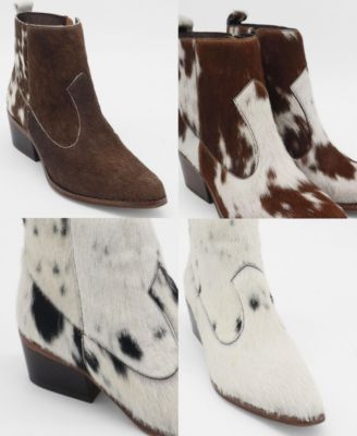 Nomad Cowhide Leather Western Booties