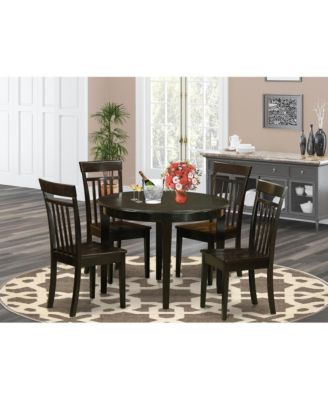 5 PC Kitchen nook Dining set-Kitchen Table and 4 Kitchen Chairs