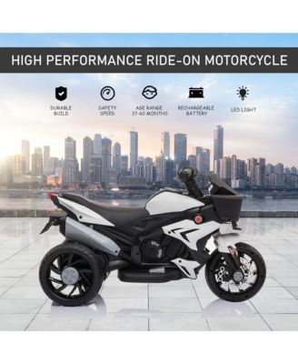 3-Wheel Kids Ride On Motorcycle W/ High-Traction Wheels,