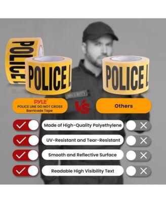 12-Piece Caution Tape Roll Set – 200m Long Tape for Roadworks, Events and General Safety Applications