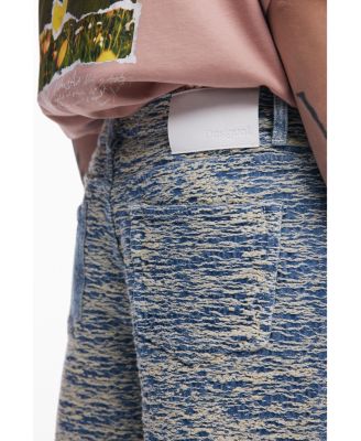 Men's Mottled denim trousers