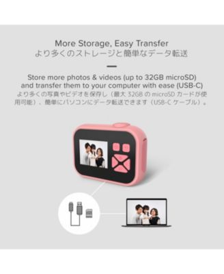 Camera 10 - Digital Mini Camera for Kids Ages 3-12, 1080P Video, 5MP Photos, Timer Mode, Fun Frames, Webcam, Tripod Adapter, Neck Lanyard & Memory Card (Pink)