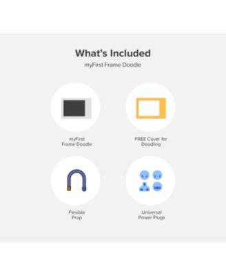 Smart WiFi Digital Photo Frame myFirst Frame Doodle 9 Inch LCD Touch Screen, Auto-Rotate, 32GB Memory with Cloud Storage