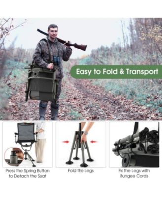 360 Degree Silent Swivel Hunting Chair