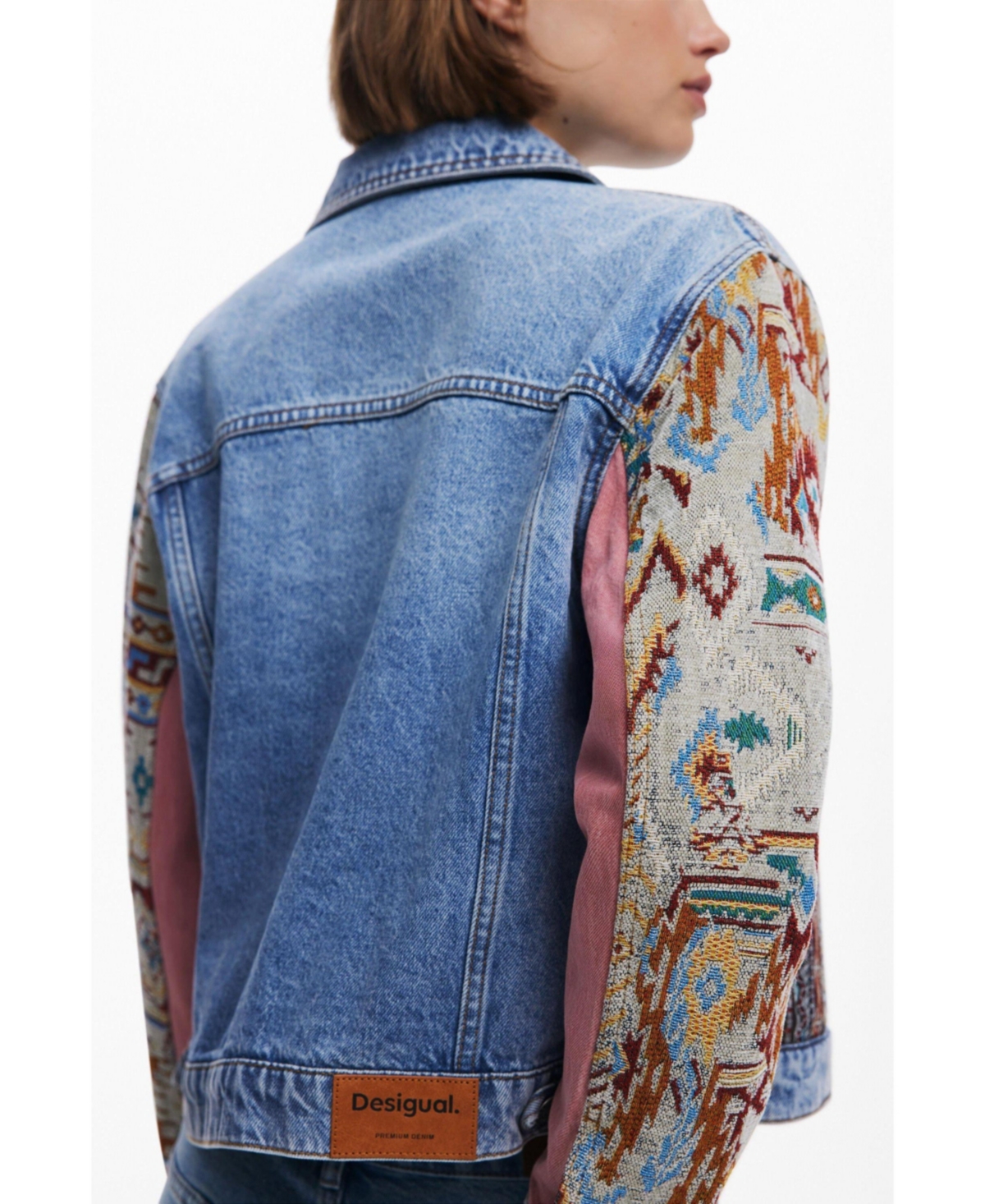 Desigual Women's Boho Denim Jacket In Blue