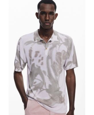 Men's Abstract short-sleeve polo