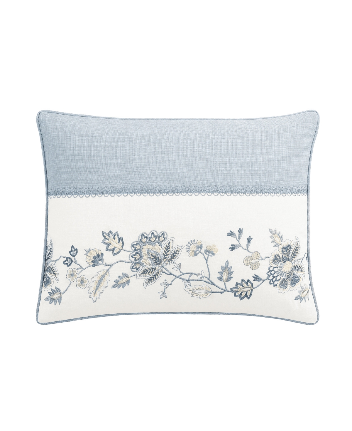 J Queen New York Garden Bloom Embroidered 4-Pc. Comforter Set