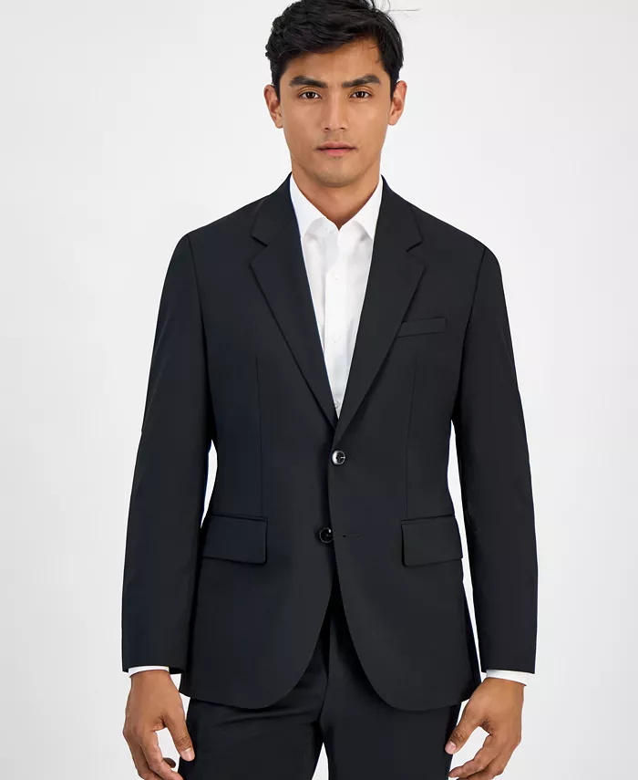Men's Modern-Fit Solid Wool-Blend Suit Separate Jacket - thumbnail 6