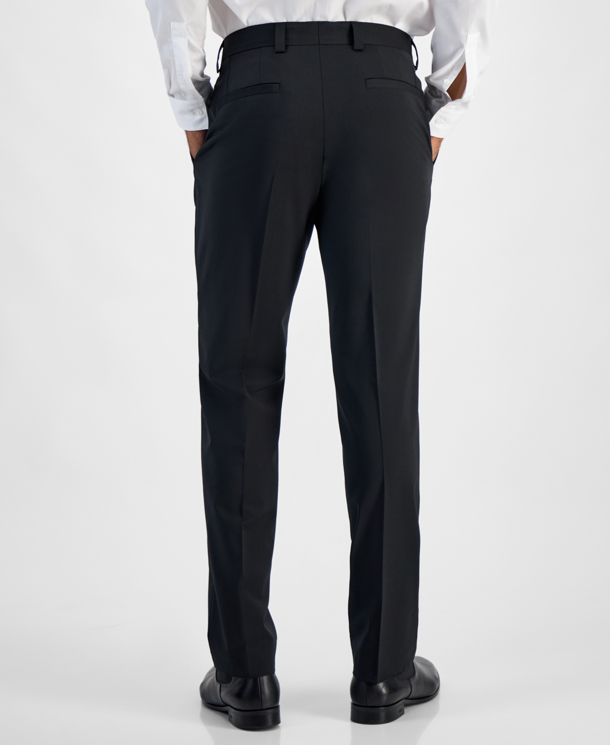 Hugo Boss Hugo By  Men's Modern-fit Solid Wool-blend Suit Separate Pants In Black