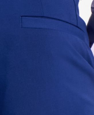 Men's Modern-Fit Solid Wool-Blend Suit Separate Pants