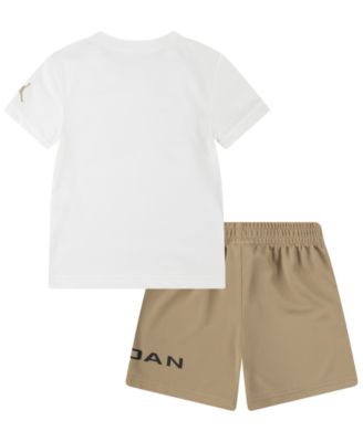 Toddler Boys 2-Piece T-Shirt and MJ Baseline Mesh Shorts Set
