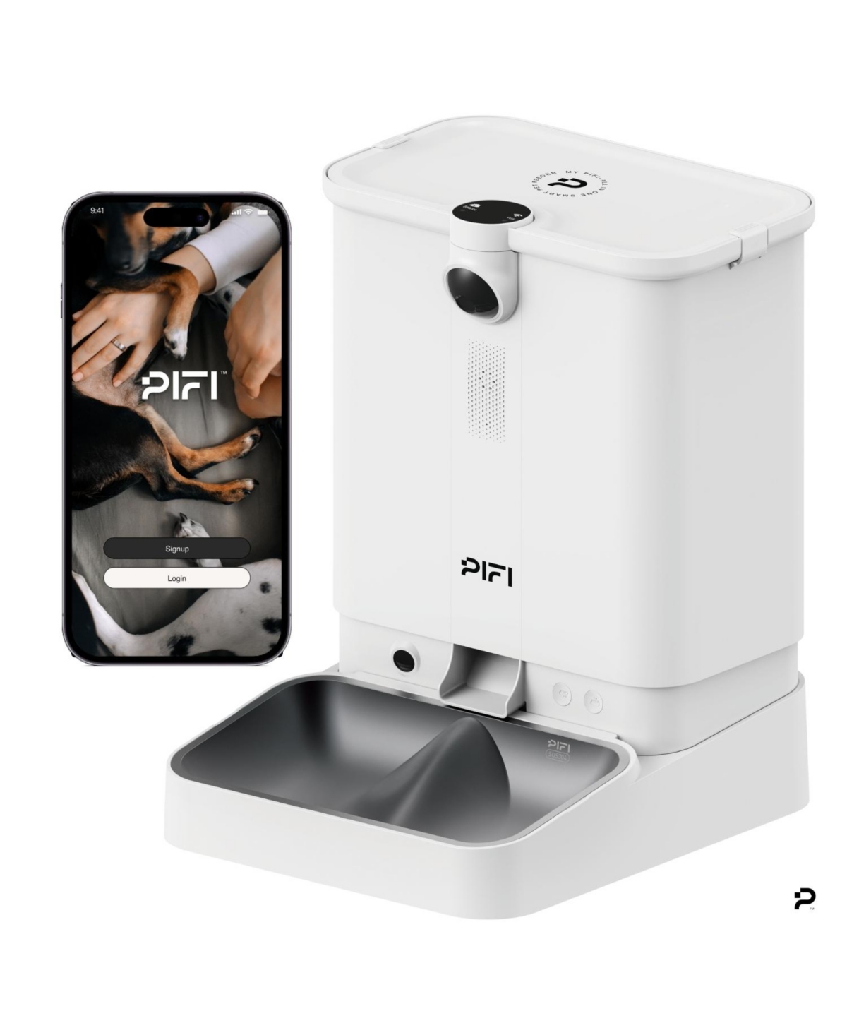All-in-One Smart Pet Feeder - Cat Feeder & Dog Feeder - Multi Pet Feeder - Dual Hopper - Customizable Feeding Meal Tracking via App - 5g&2.4g Wi-