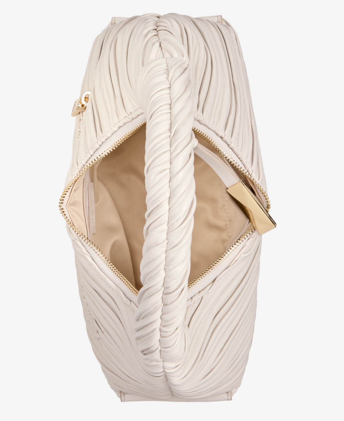 Inc International Concepts Nyrah Ruched Small Hobo, Macy's Exclusive In Neutral