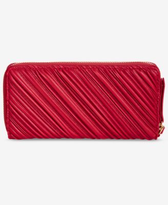 Boxed Hazel Ruched Zip-Around Wallet, Macy's Exclusive  