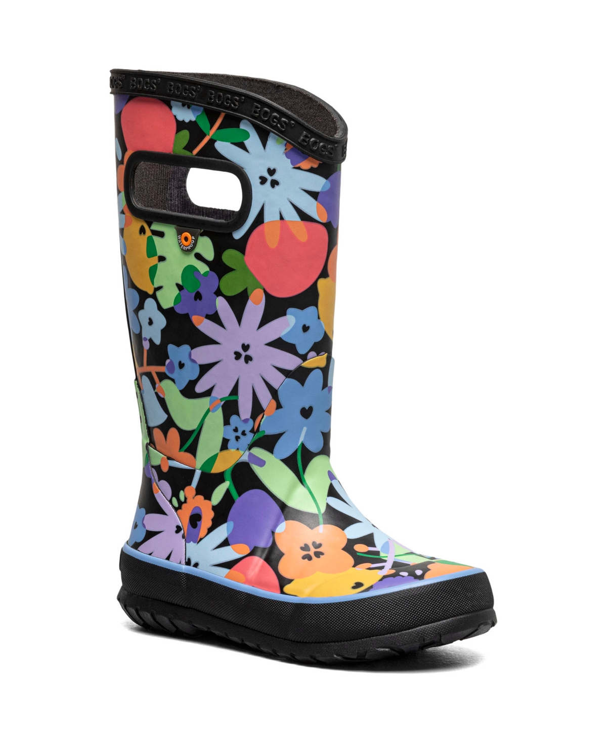 Bogs Little And Big Kids Rainboot Tractor Boots In Multi