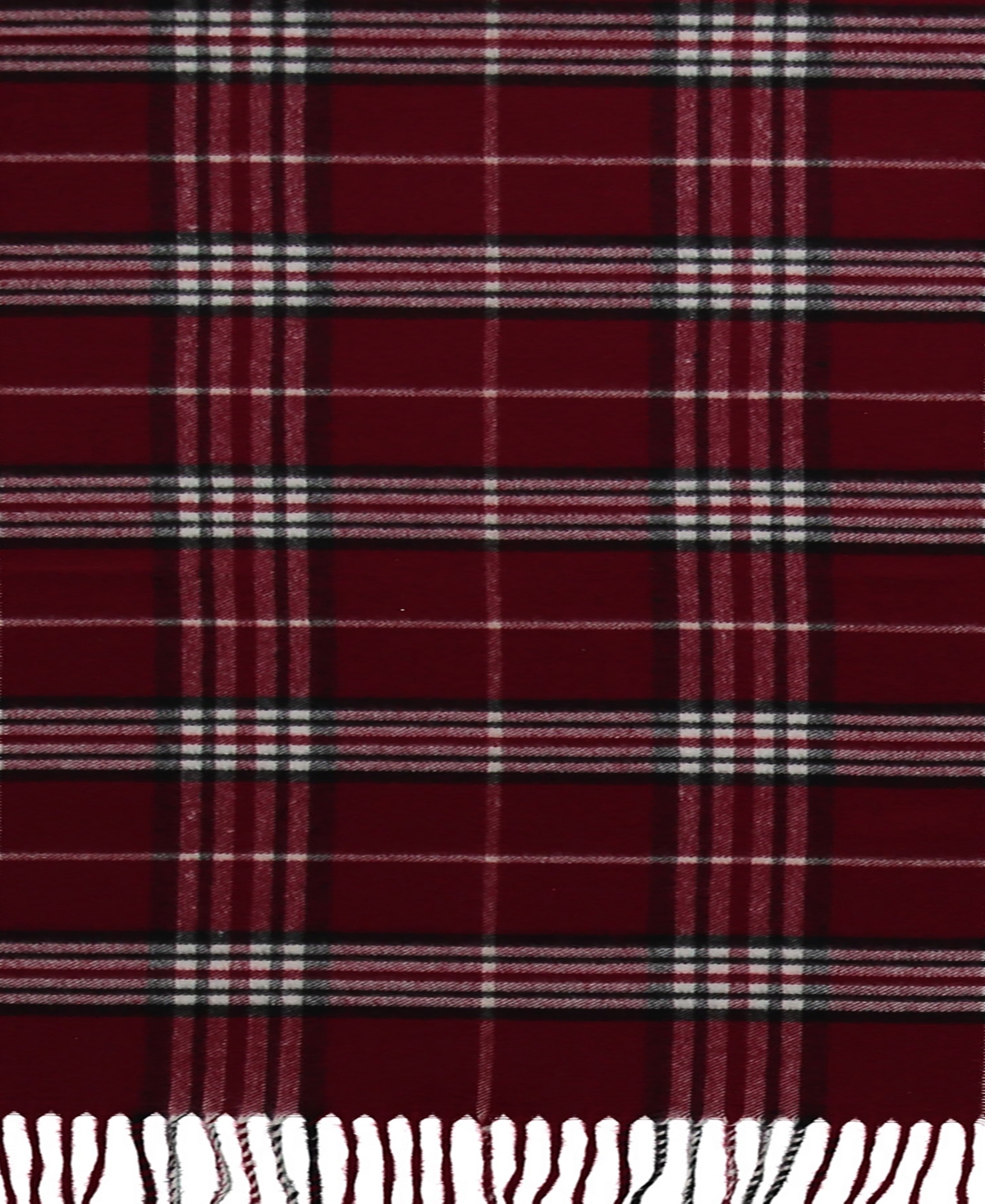 V. Fraas Men's Classic Plaid Cashmink Scarf
