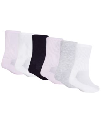 Big Girls 6-Pack Legend Crew Socks