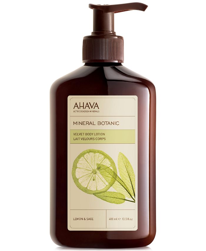 Ahava Mineral Botanic Velvet Body Lotion Lemon & Sage - Macy's