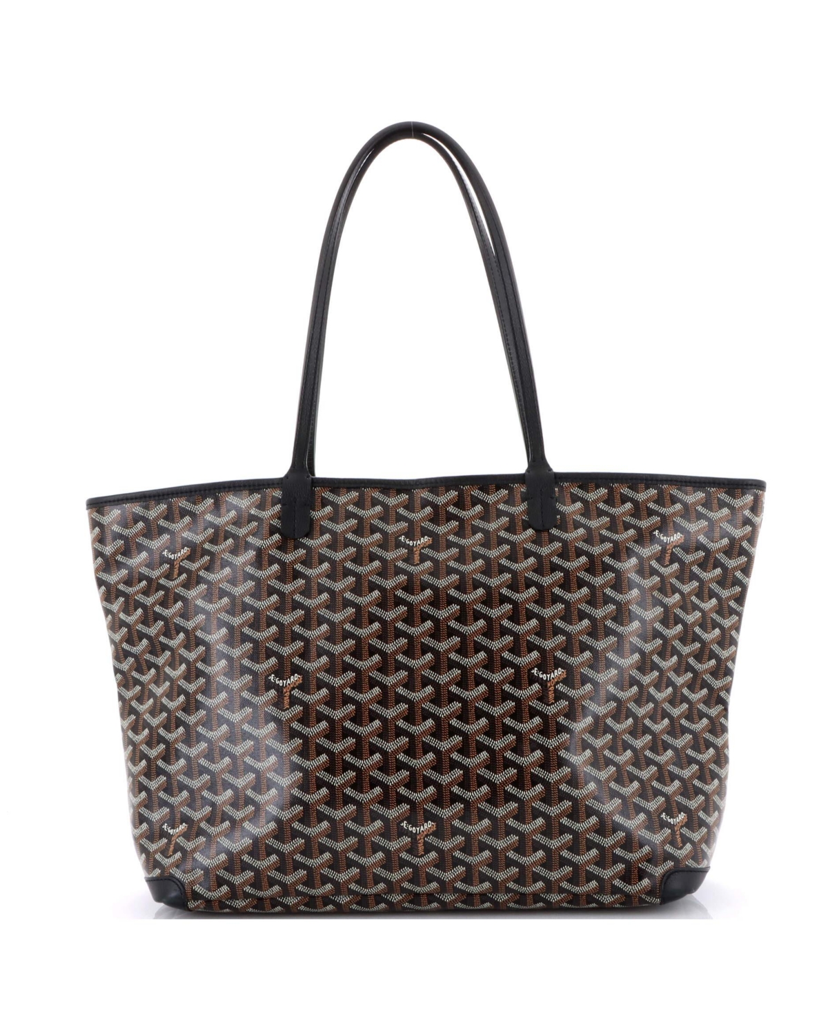 Pre-Owned Goyard Mm Artois Tote Coated Canvas