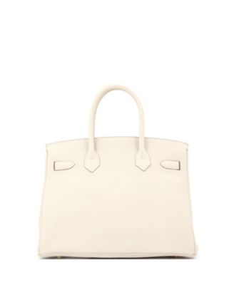 Pre-Owned Hermes Birkin 30 Handbag Light Togo with Gold Hardware