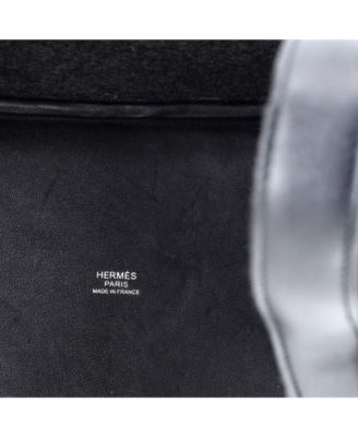 Pre-Owned Hermes PM Picotin Lock Bag Felt with Leather