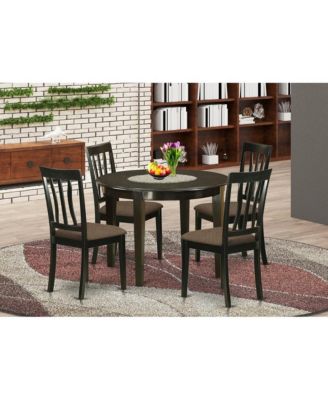 5 PC small Kitchen Table set-Kitchen Table and 4 Kitchen Chairs