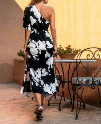 Women's Dried Bouquet Floral Maxi Beach Dress