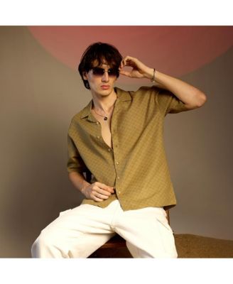 Men's Quad-Lined Oversized Shirt